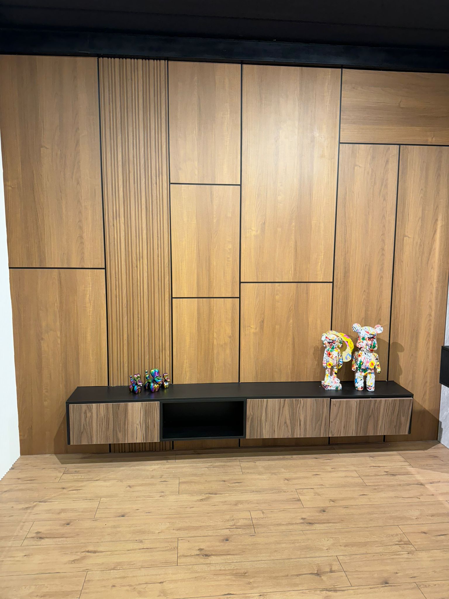 יחידת אחסון מעוצבת לסלון